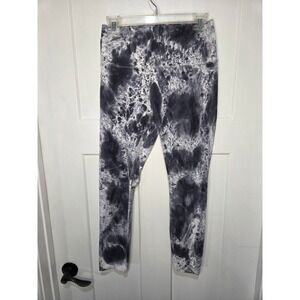 Lululemon Wunder Under HR Tight 25" Luxtreme Marble Dye Classic Navy  Size 8